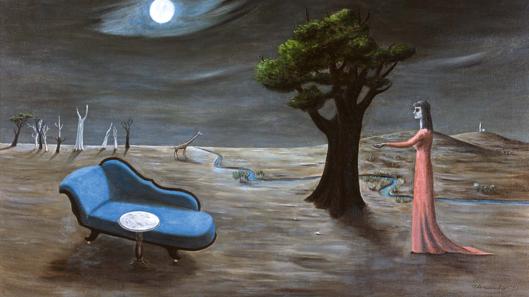 Image from Gertrude Abercrombie: The Whole World Is a Mystery