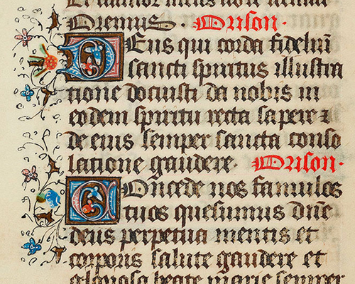 Image from The Art of Devotion: Illuminated Manuscripts from Local Collections