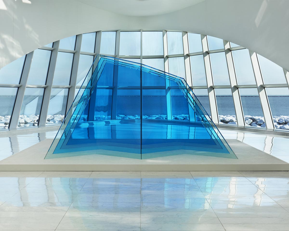 Image from Winter Series: Larry Bell’s Iceberg