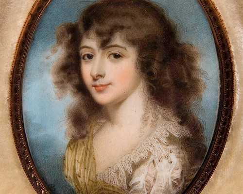 Image from Intimate Images of Love and Loss: Portrait Miniatures