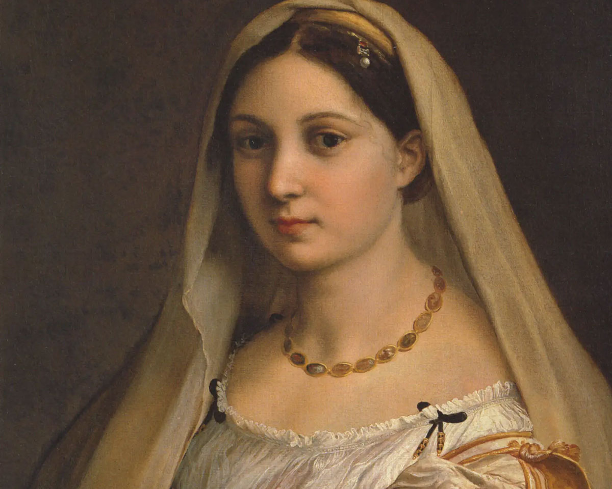 Image from Raphael: The Woman with the Veil